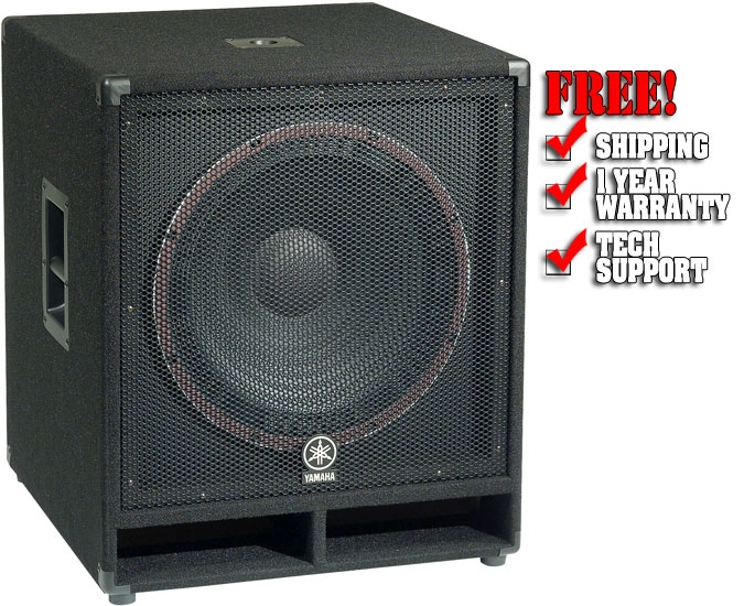 Yamaha SW118V 18-inch 1200W Passive Subwoofer