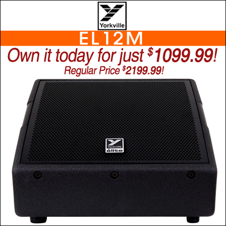 Yorkville EL12M Elite 12" Powered Stage Monitor