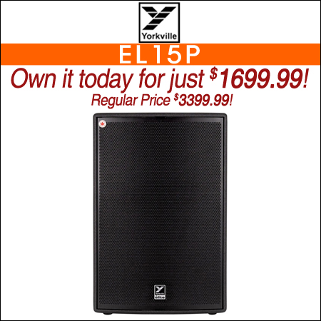 Yorkville EL15P Elite 15" Powered Loudspeaker