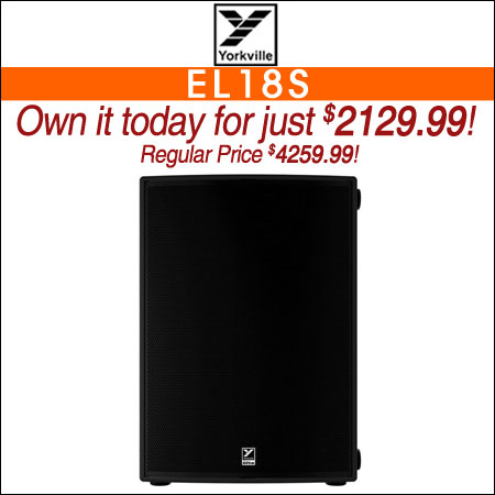 Yorkville EL18S Paraline 18" Powered Subwoofer