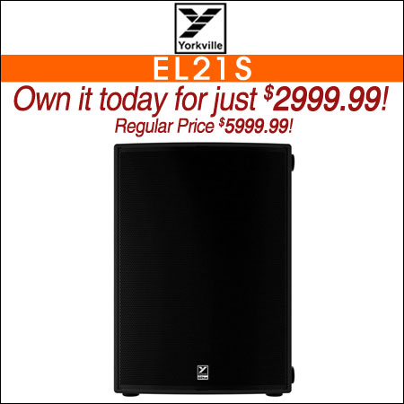 Yorkville EL21S Elite 21" Powered Subwoofer