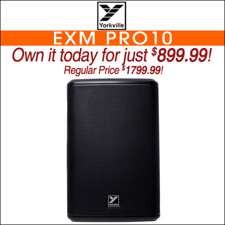 Yorkville EXM Pro10 Battery-Powered PA Speaker