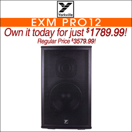 Yorkville EXM Pro12 Battery-Powered PA Speaker