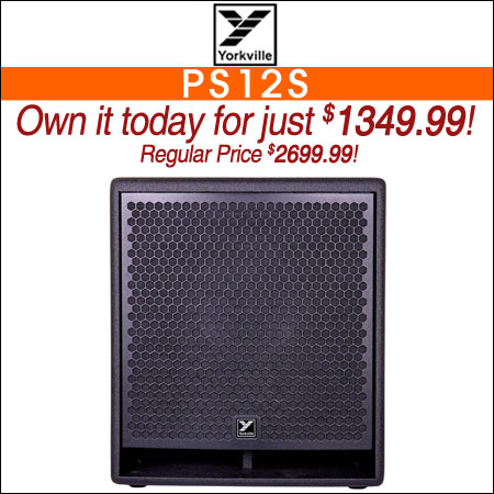 Yorkville PS12S Parasource 12" Powered Subwoofer