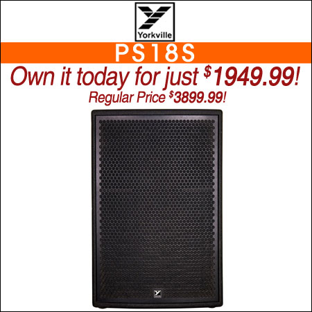 Yorkville PS18S Parasource 18" Powered Subwoofer