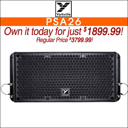 Yorkville PSA26 Paraline 2x6" Powered Loudspeaker