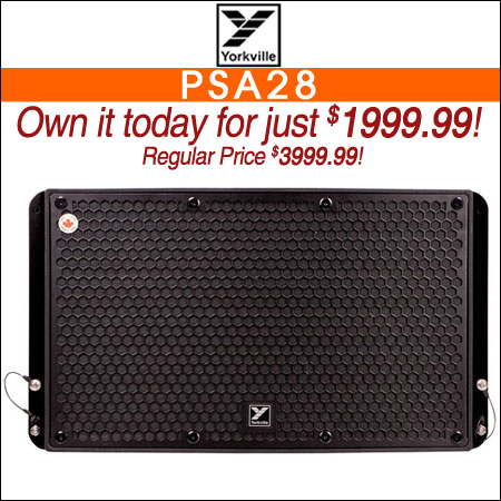 Yorkville PSA28 Paraline 2x8" Powered Loudspeaker
