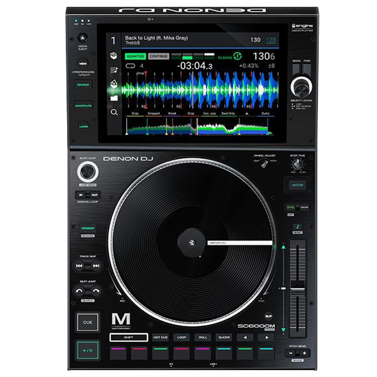 (2) Denon DJ SC6000M Prime Media Players and X1850 Prime 4-Channel Club Mixer with Black ATA Cases Pro DJ Package