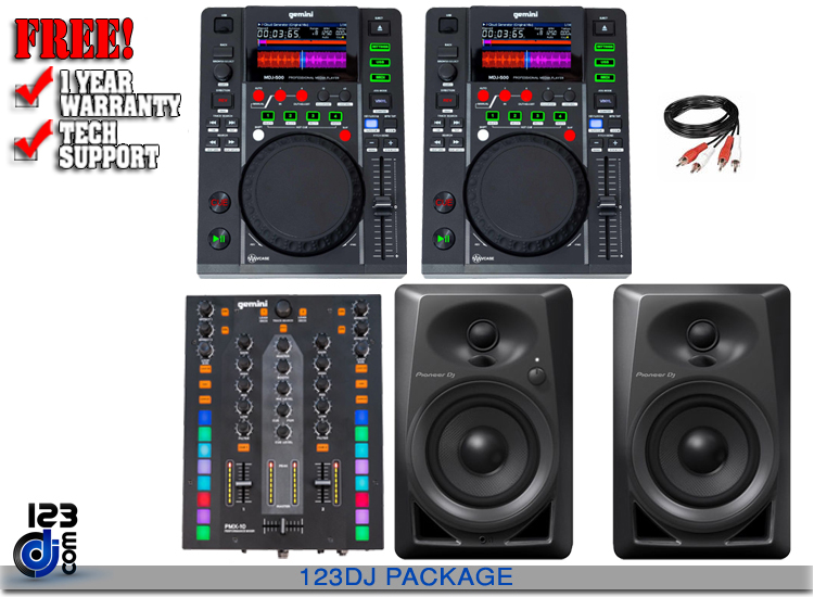(2) Gemini MDJ-500 and PMX-10 with DM-40 Package