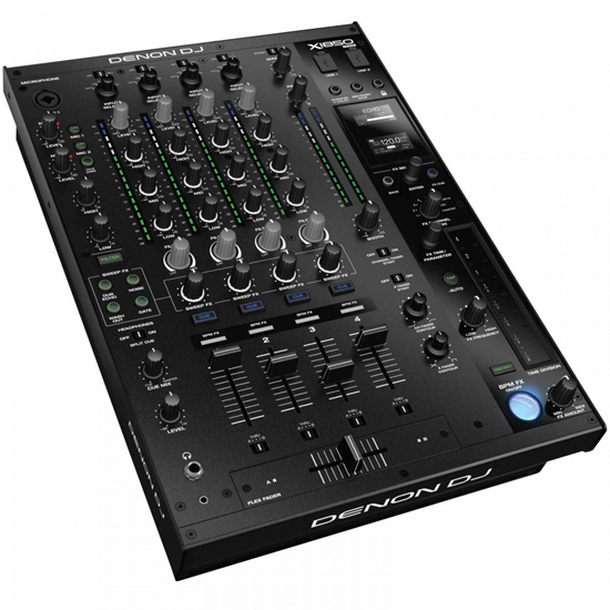 (2) Denon SC5000 Prime Media Players and X1850 Prime 4-Channel Club Mixer with Coffin Case Pro DJ Package