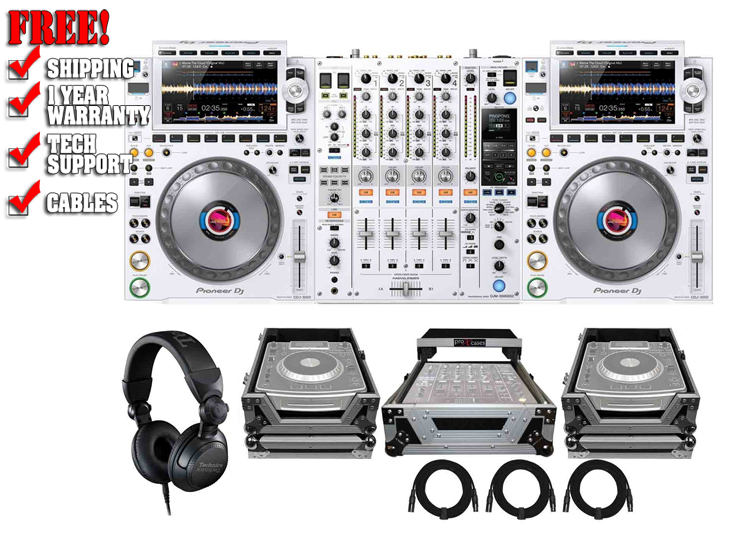 (2) Pioneer DJ CDJ-3000 and DJM-900NXS2 Mixer Package