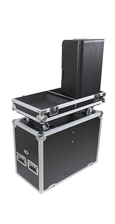 4X QSC K12.2 W/ 2X PROX FLIGHT CASE