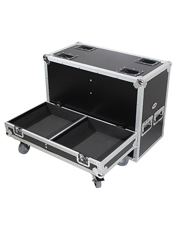 4X QSC K12.2 W/ 2X PROX FLIGHT CASE