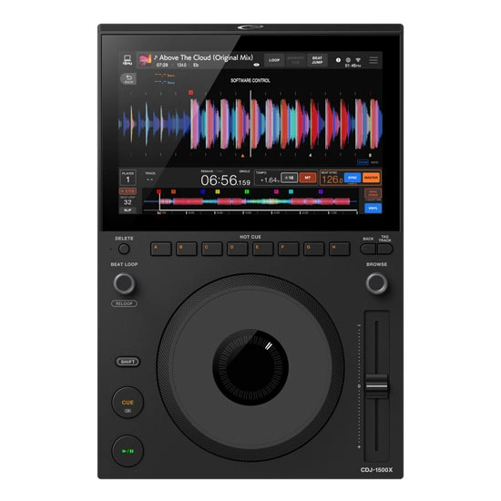AlphaTheta CDJ-1500X Pair with Black Flight Cases