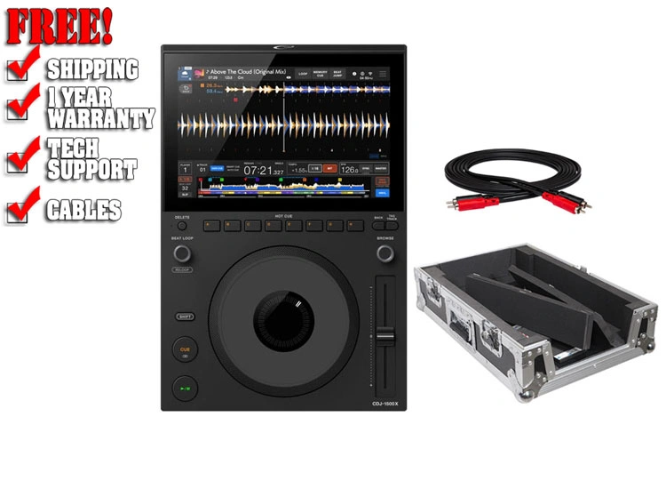AlphaTheta CDJ-1500X DJ Multi Player with Flight Case