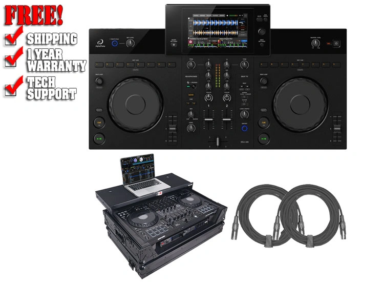 AlphaTheta XDJ-AN DJ Controller with Black Flight Case