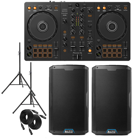 Alto TS415 & Pioneer DJ DDJ-FLX4 Value Pack