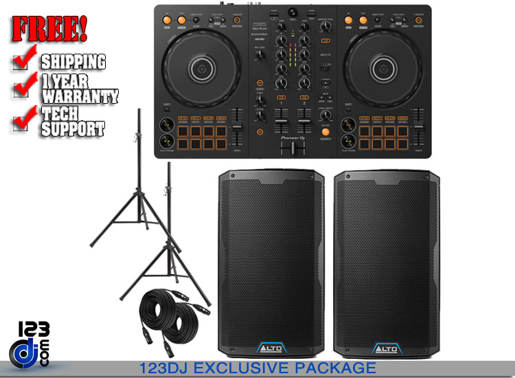 Alto TS415 & Pioneer DJ DDJ-FLX4 Value Pack