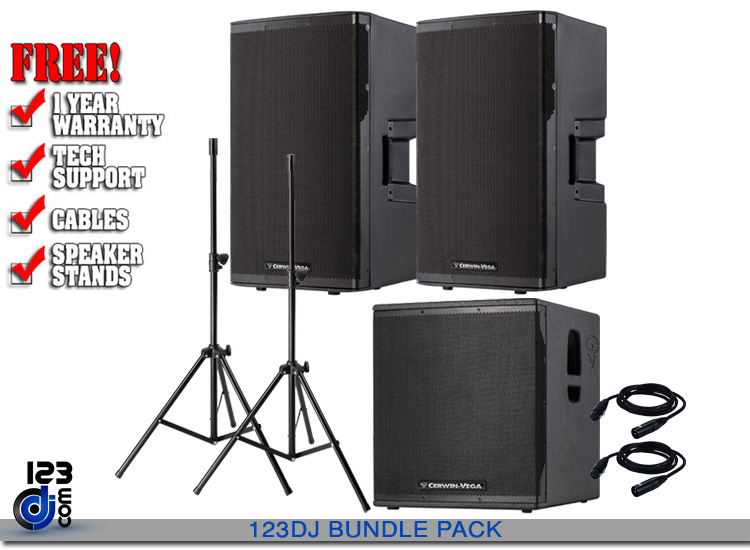 Cerwin Vega CVX-15 Pair & CVX-18S Package