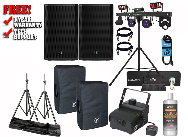 GigBar Move Light System with Mackie Thrash 215 Package