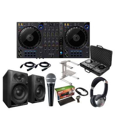 Pioneer DDJ-FLX6 & DM40 Package