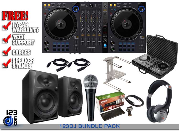 Pioneer DDJ-FLX6 & DM40 Package