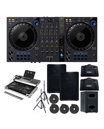 Pioneer DDJ-FLX6 and QSC CP12 & KS112 Package