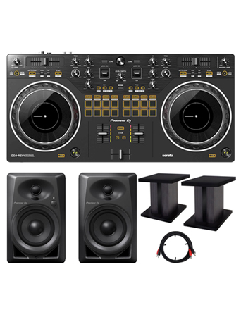 Pioneer DDJ-REV1 & DM40 and MB5Stand Package