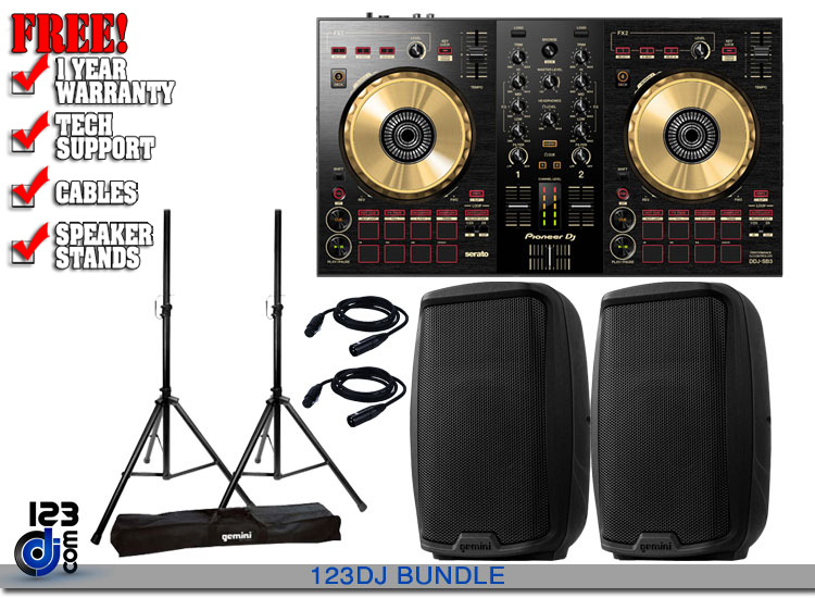 DDJ-SB3-N & AS-2108P Package | DJ Packages | Chicago DJ Equipment