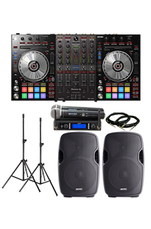 Pioneer DDJ-SX3 Gemini AS-10P and UHF-6200M Pack