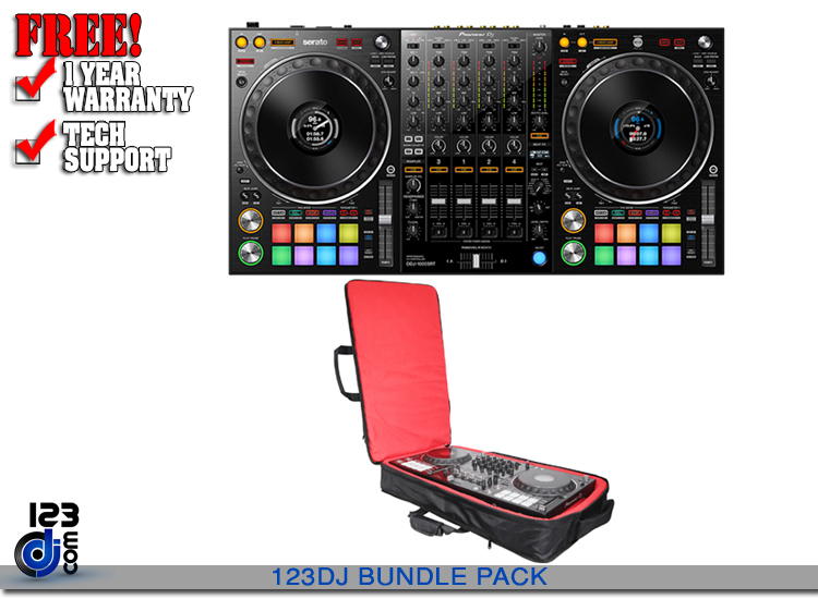 Pioneer DDJ1000SRT and ProX XB-DJBPL Bundle Pack