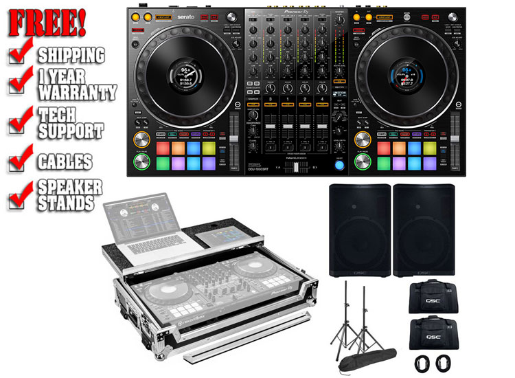 Pioneer DDJ1000SRT and QSC CP12 Value Pack