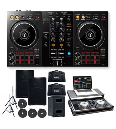 Pioneer DDJ-400 and QSC CP12 & KS112 Package