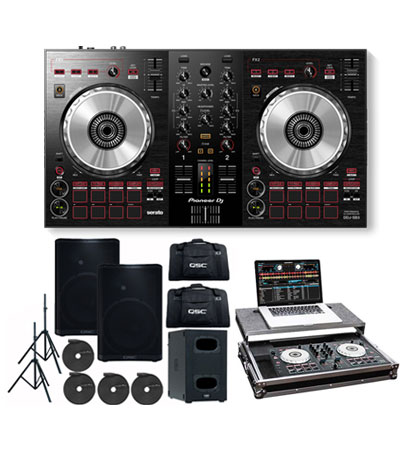 Pioneer DDJ-SB3 and QSC CP12 & KS112 Package