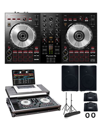 Pioneer DDJ-SB3 and QSC CP12 Value Pack
