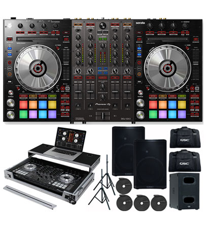 Pioneer DDJ-SX3 and QSC CP12 & KS112 Package
