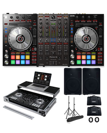 Pioneer DDJ-SX3 and QSC CP12 Value Pack