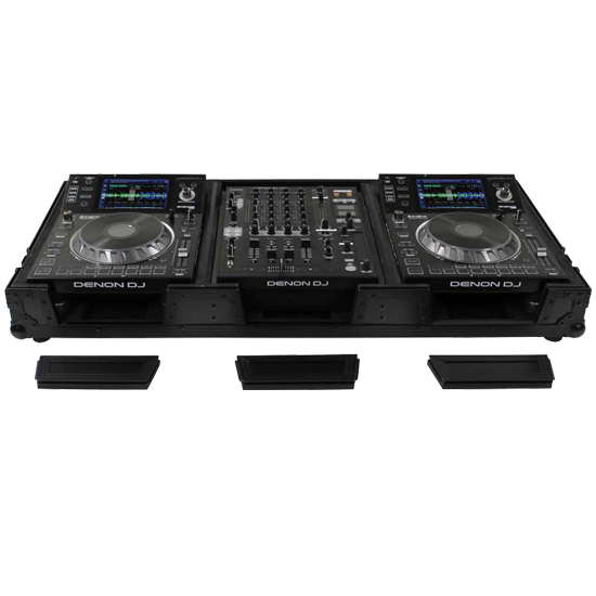 Denon DJ SC5000M X1800 Odyssey FZ12CDJWXDBL Coffin Bundle