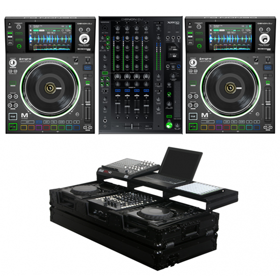 Denon DJ SC5000M X1800 Odyssey FZGSP12CDJWBL Bundle