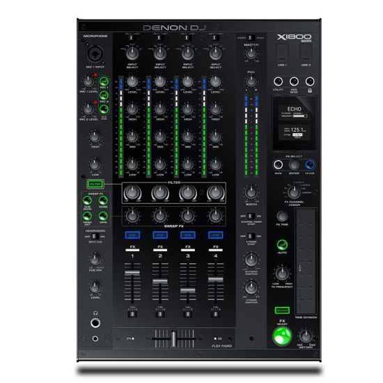 Denon DJ SC5000M X1800 Odyssey FZGSP12CDJWBL Bundle