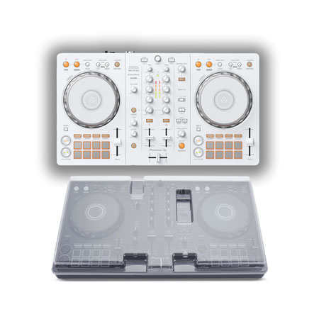 Pioneer DDJ-FLX4 White and Decksaver