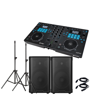 Gemini GMX Controller and GD115BT speakers Package