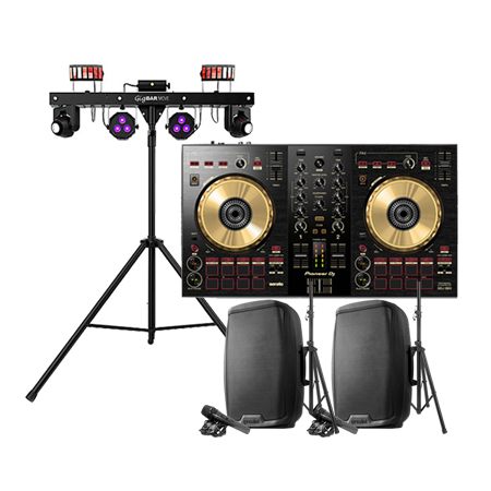 GigBAR Move DDJ-SB3-N Gold & AS-2115BT-PK Package