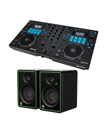 Gemini GMX Controller and Mackie CR3-X speakers Package