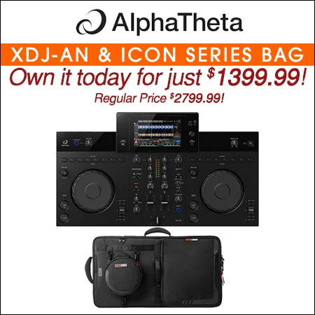 AlphaTheta XDJ-AN DJ Controller with Icon Series Bag
