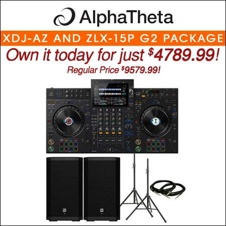 AlphaTheta XDJ-AZ and ZLX-15P G2 Package