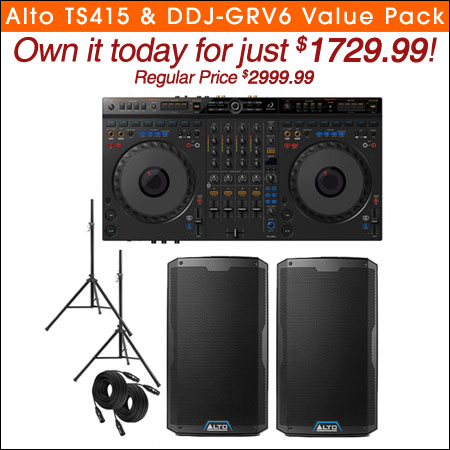 Alto TS415 & AlphaTheta DDJ-GRV6 Value Pack
