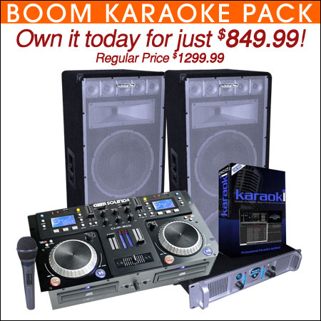 Boom Karaoke Pack