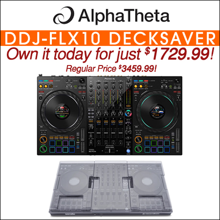 AlphaTheta DDJ-FLX10 and Decksaver