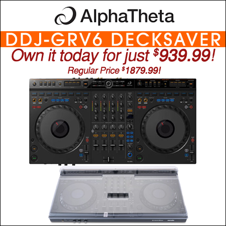 AlphaTheta DDJ-GRV6 and Decksaver